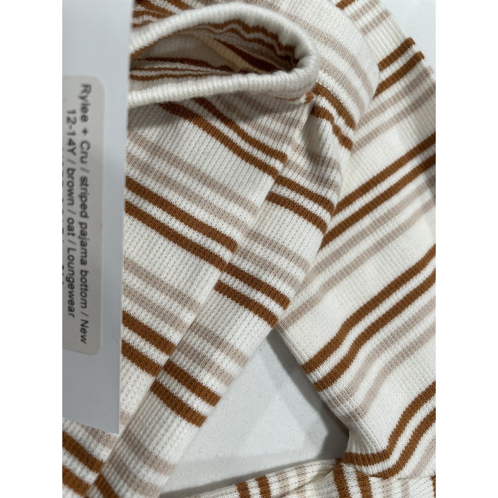 NWT Rylee + Cru Girls‎ Sz 12-14 Pajamas Lounge Set Striped - Picture 2 of 3